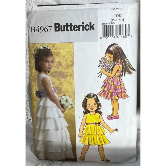 Sewing Patterns Toddler Girls Dresses Bloomers Adorable Variety Lot of 5 - Picture 4 of 6